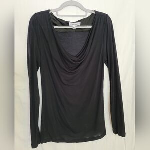 Calvin Klein women's black scoop neck blouse size medium